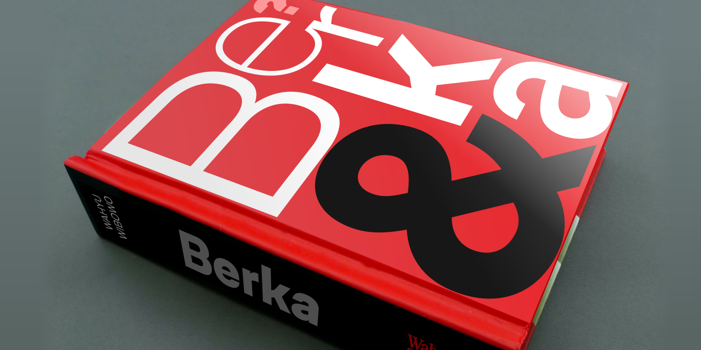Example font Berka #12